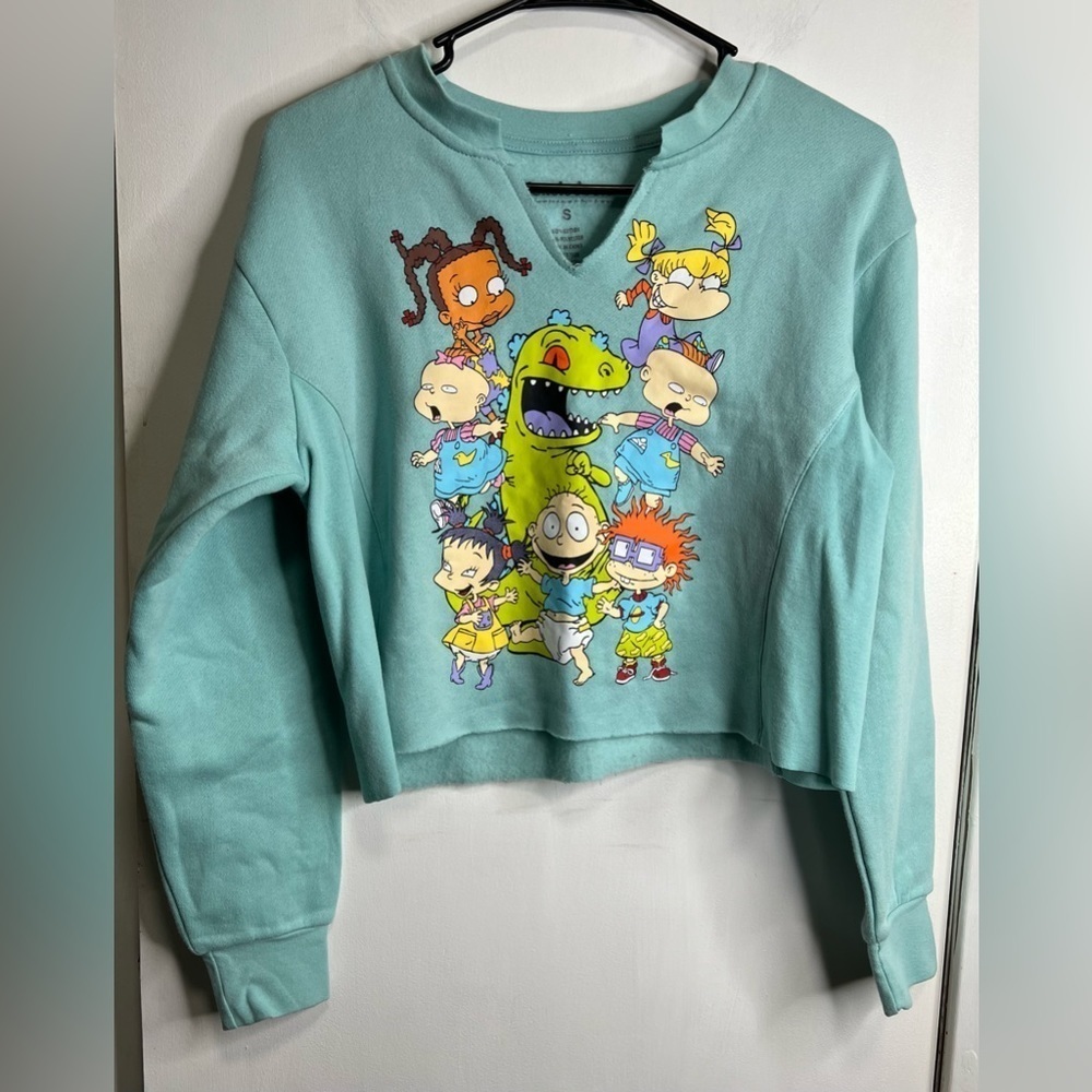 Nickelodeon Rugrats Cropped Crewneck Sweater NWOT
